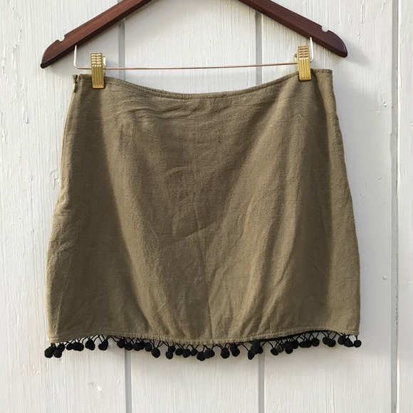 Embroidered Birds Pom-Pom Tassel Skirt by Altar’d State - Picture 8 of 12